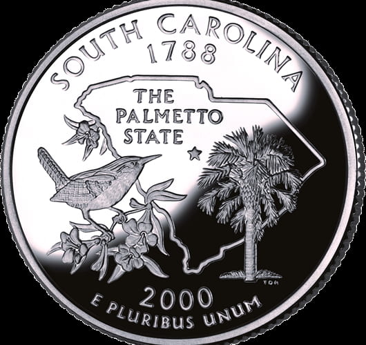 2000 South Carolina coin proof 2000 South Carolina coin proof