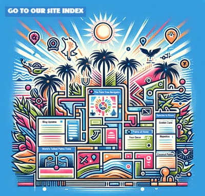 Ad for Mission Palm Trees Site Index