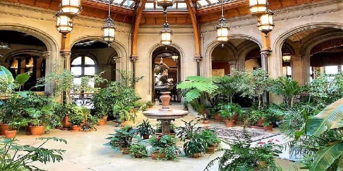 Deluxe entry to the Biltmore Conservatory in North Carolina Biltmore House conservatory Entry