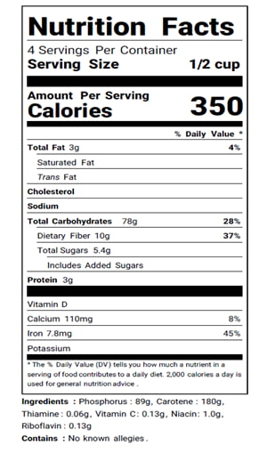 List of nutrition facts for palm fruit. List of nutrition facts for palm fruit.