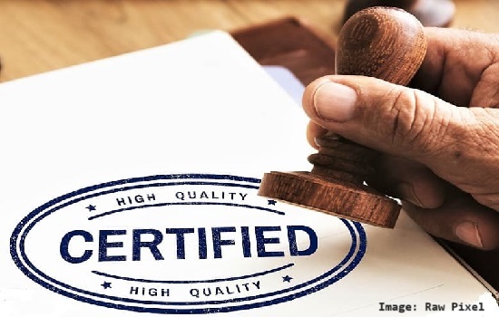 Stamping a product saying it's high quality