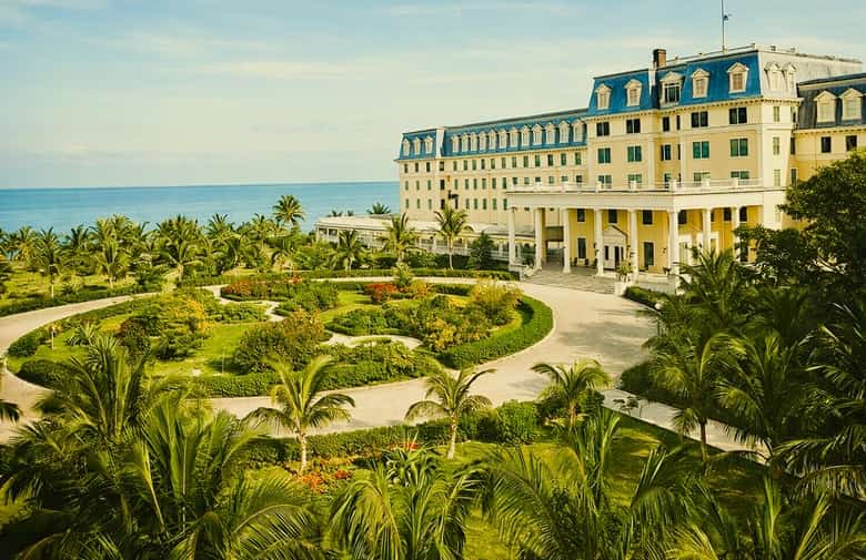 colorized photo of the Hotel Royal Palms in Miami Florida