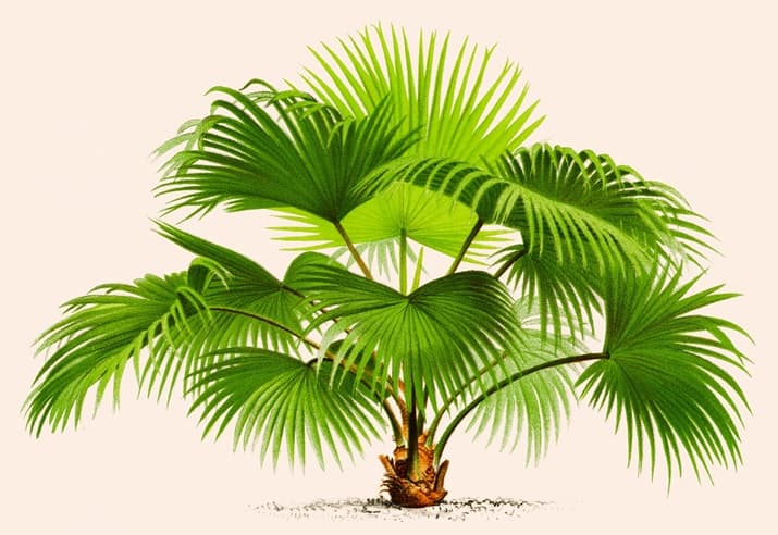 The Chinese Fan Palm can be grown potted, indoors, but needs the brightest area. Livistona chinensis, the Chinese Fan Palm