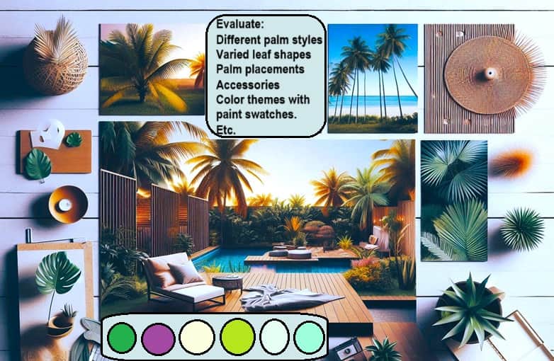 Creating a mood designer to evaluate palm landscaping Creating a mood designer to evaluate palm landscaping