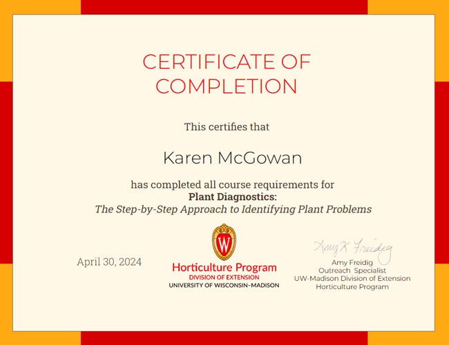 certificate for documenting course completion in plant diagnostics certificate for documenting course completion in plant diagnostics