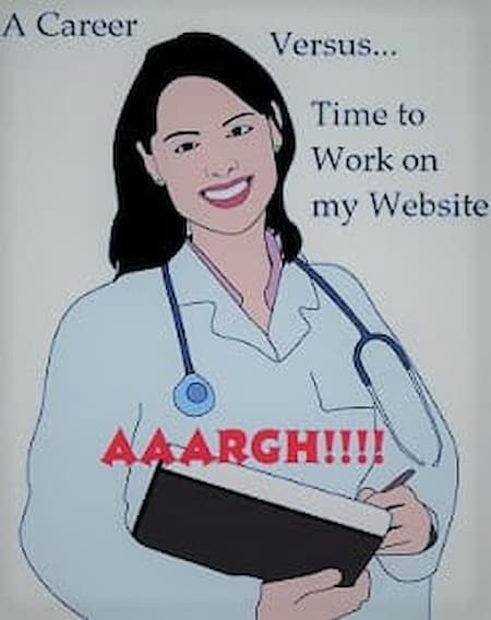 You can have a career and still gradually build a home based internet business at your own pace. Career as a medical professional