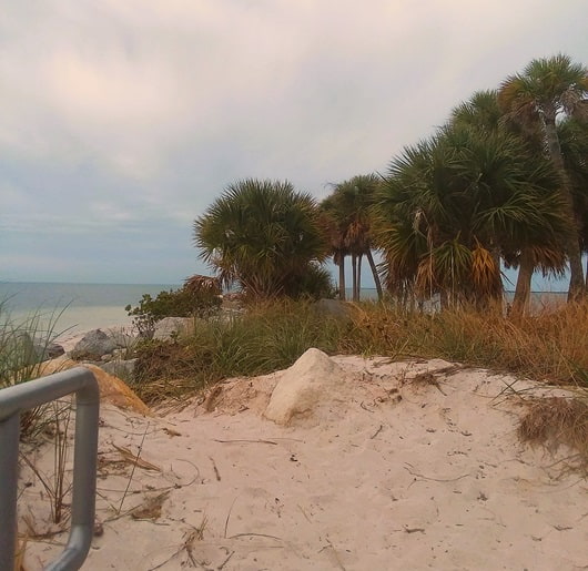 Entry pathway at Fred Howard Park, Tarpon Springs Entry pathway at Fred Howard Park, Tarpon Springs
