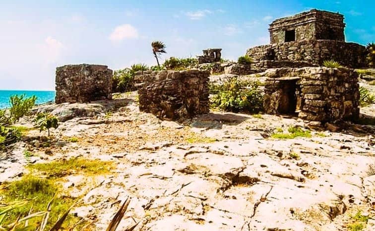 Mayan ruins in Tulum Mexico Mayan ruins in Tulum Mexico