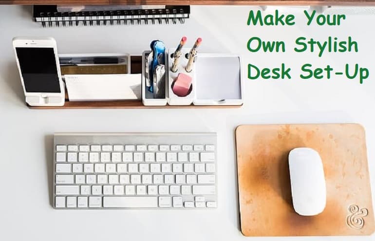 set up for desk accessories