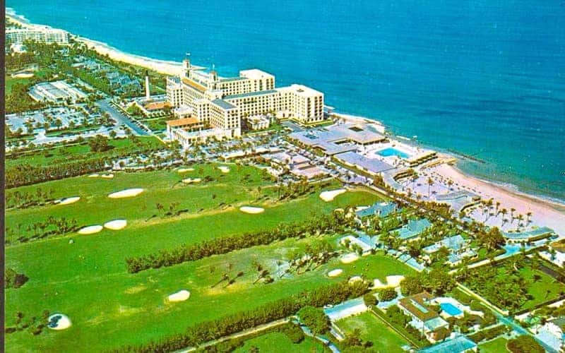 Overhead view of Palm Beach Overhead view of Palm Beach