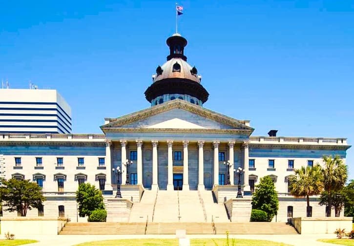 South Carolina state house in Columbia South Carolina state house in Columbia