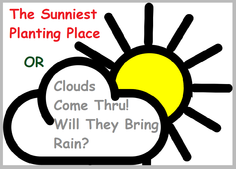 Drawing of cloud and sun
